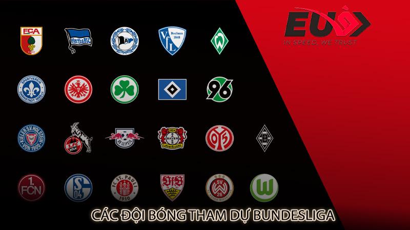 Các đội bóng tham dự Bundesliga